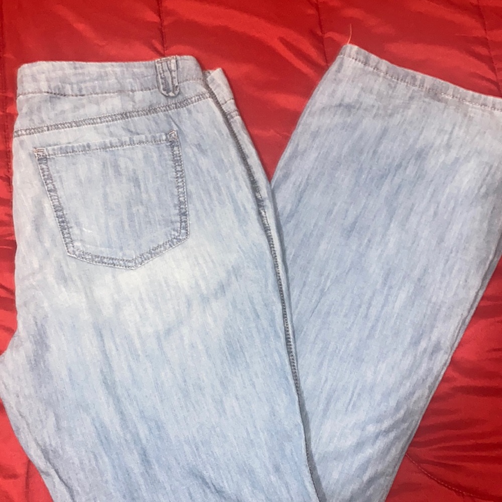 Nine West Sky Blue Flare & Wide Leg Jeans